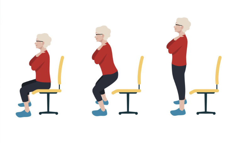 30 Second Sit To Stand Test Demonstration