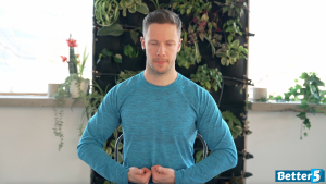 Senior's Shoulder Strengthening No Money Position 1