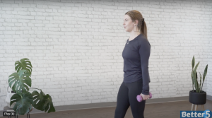 Farmer's walk exercise