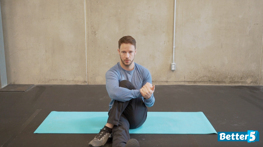 Glute stretch - movement 2