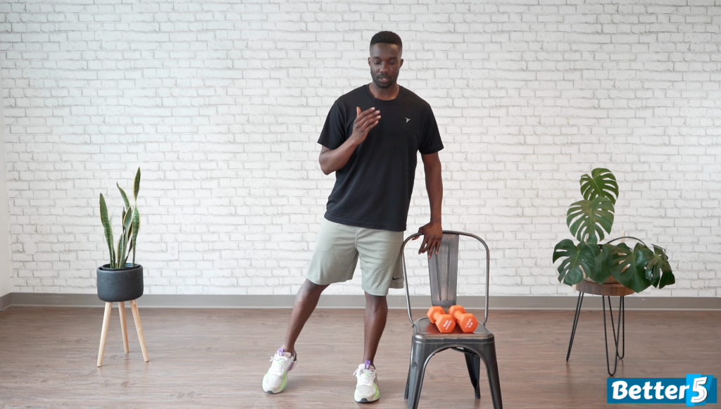 Toe tap exercise