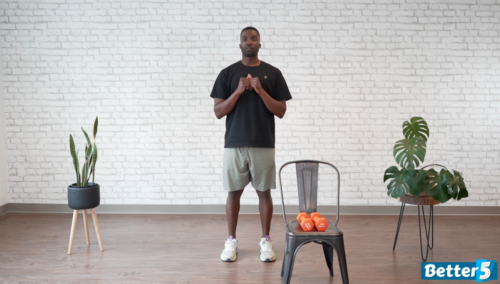 Good Morning Exercise - starting position