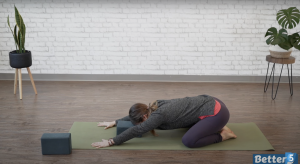 Active child's pose