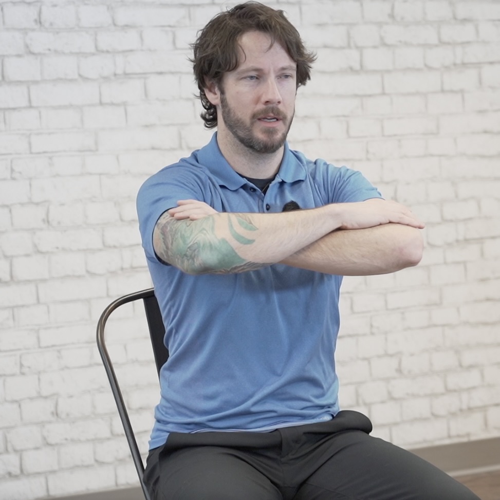 Genie rotation core exercise starting position