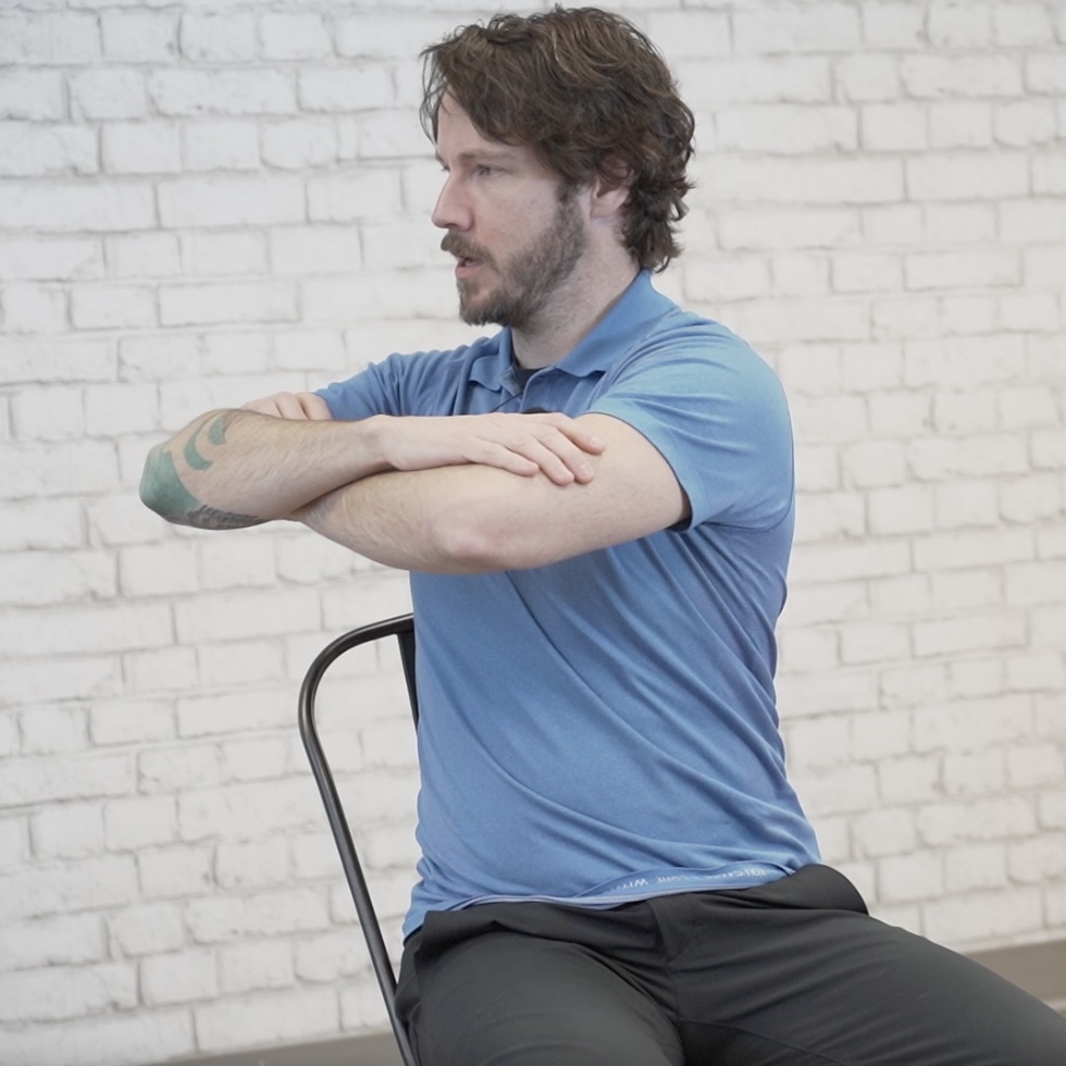 Genie rotation core exercise to the left