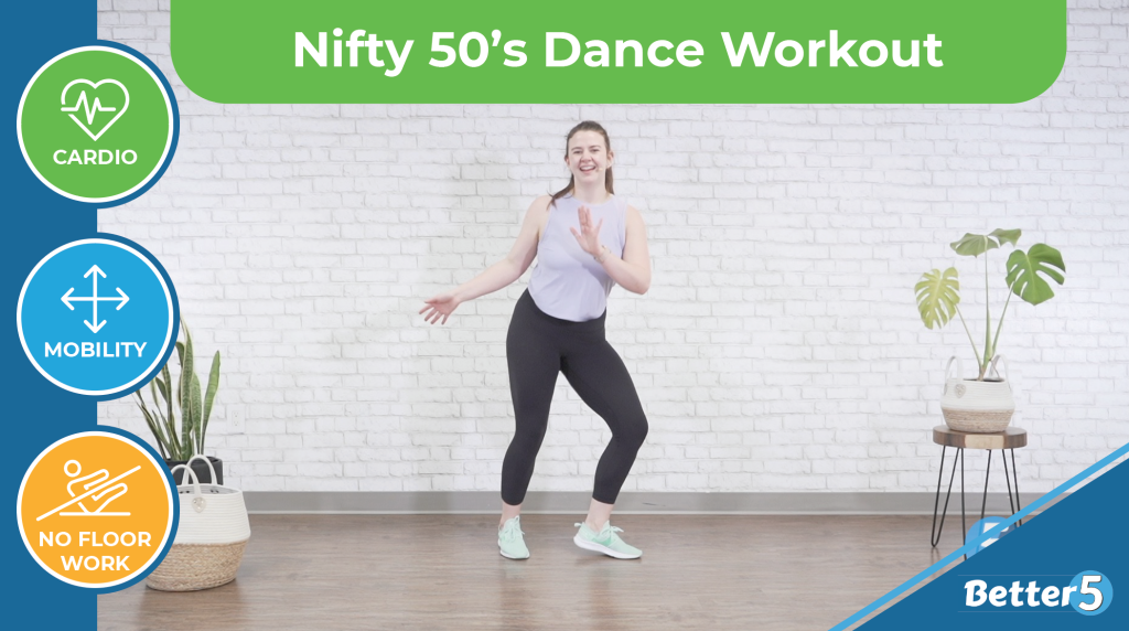 Senior dance exercise course: Nifty 50s dance workout