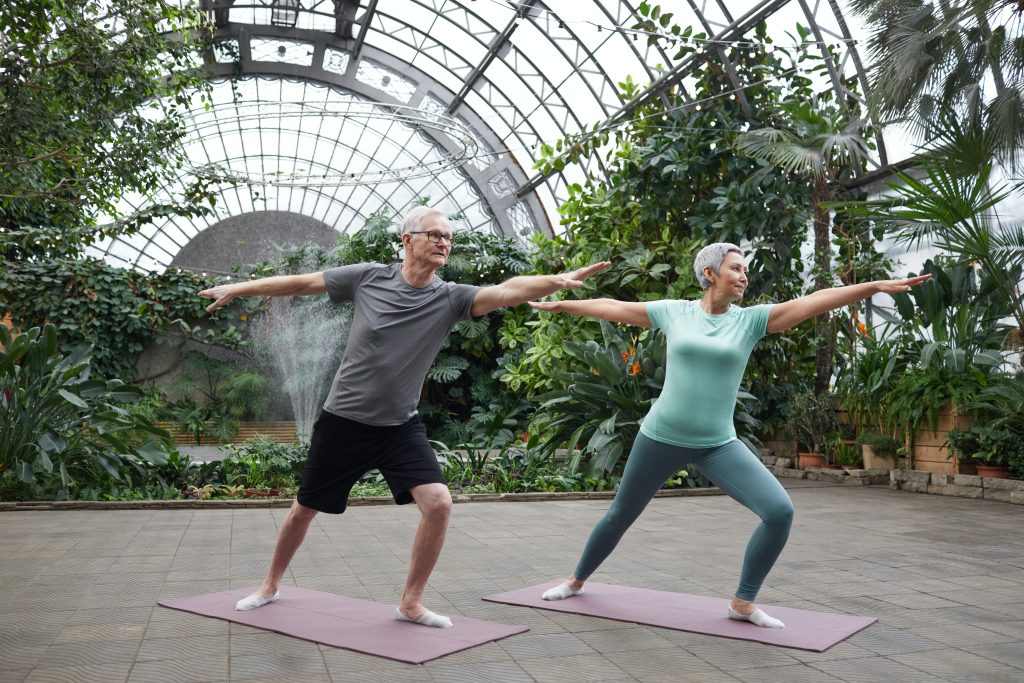 seniors doing tai chi
