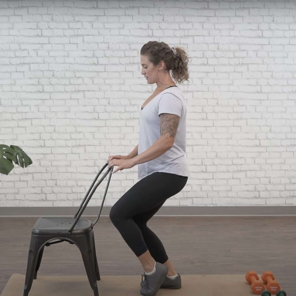 Ankle warm up exercise