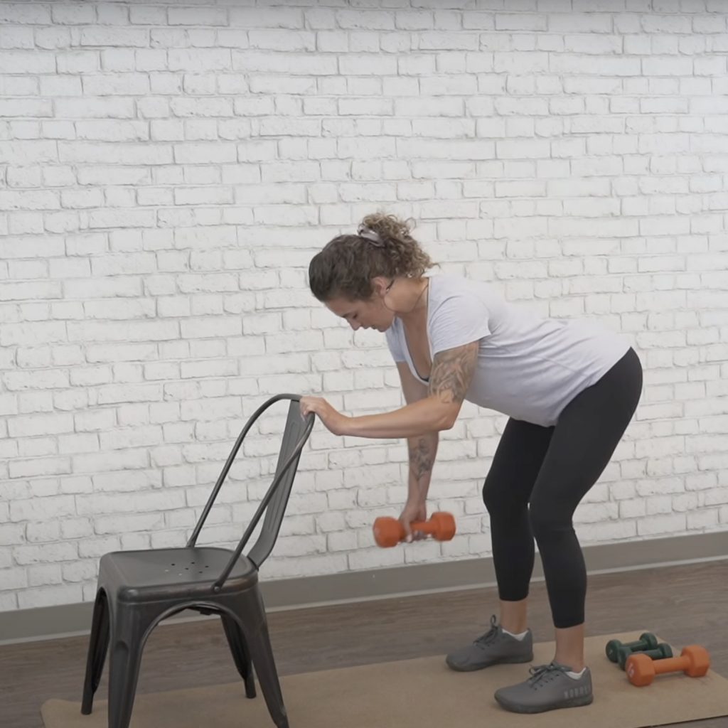 Dumbbell Hinge & Row