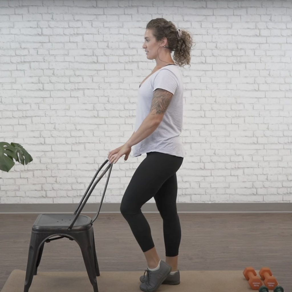 Ankle warm up exercise