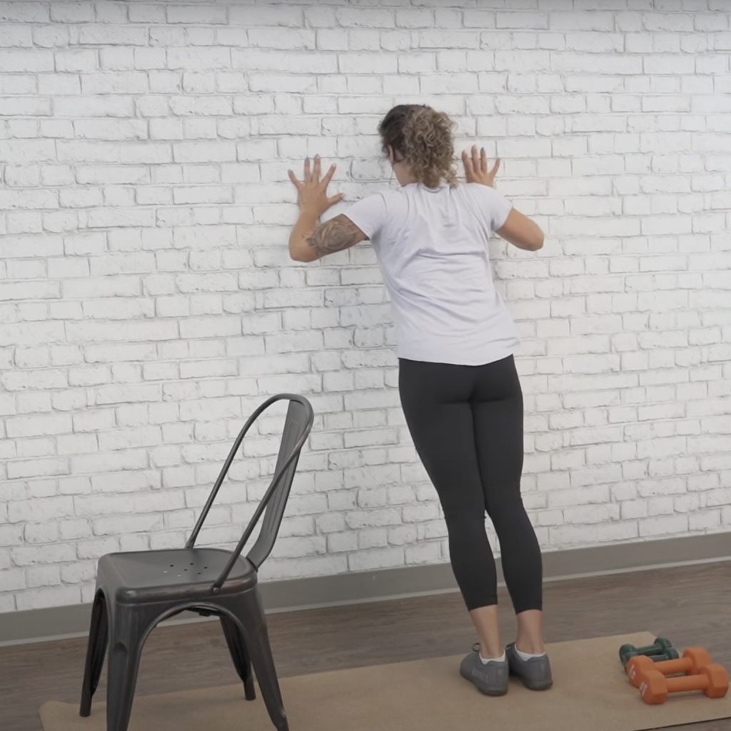 Wall push up