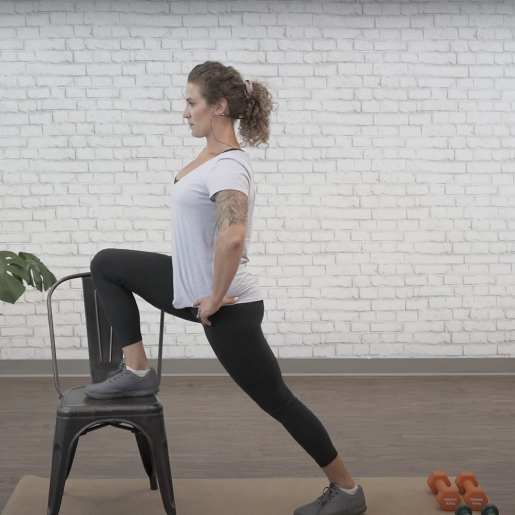 Lower body warm up exercise 4
