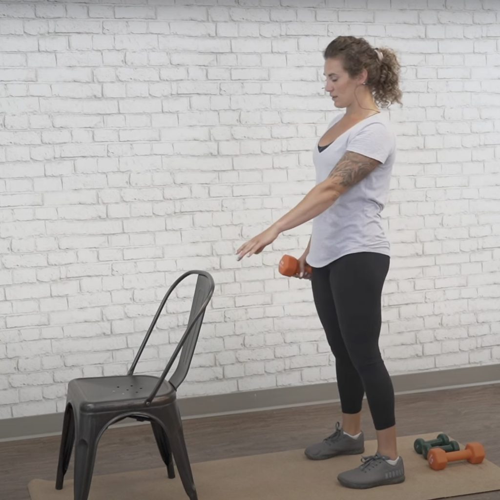 Dumbbell Hinge & Row