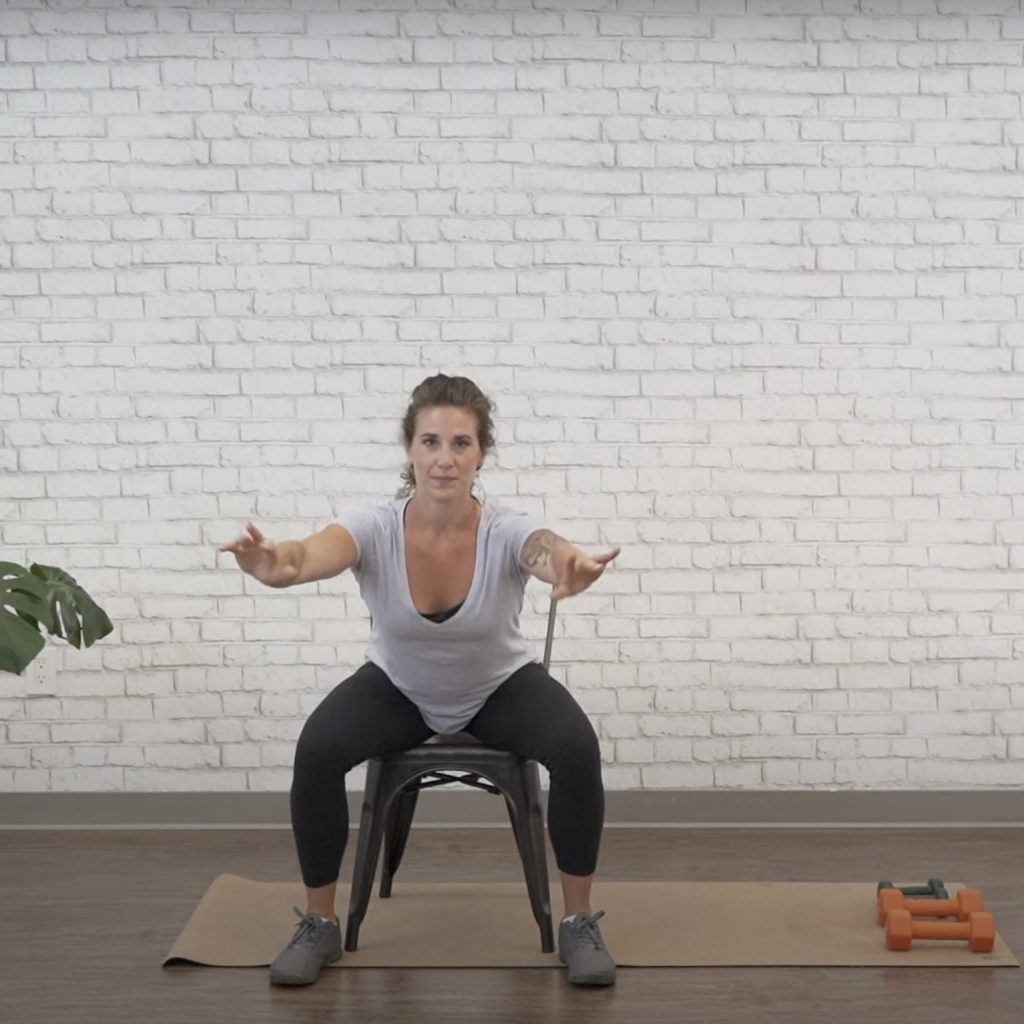 Chair squat