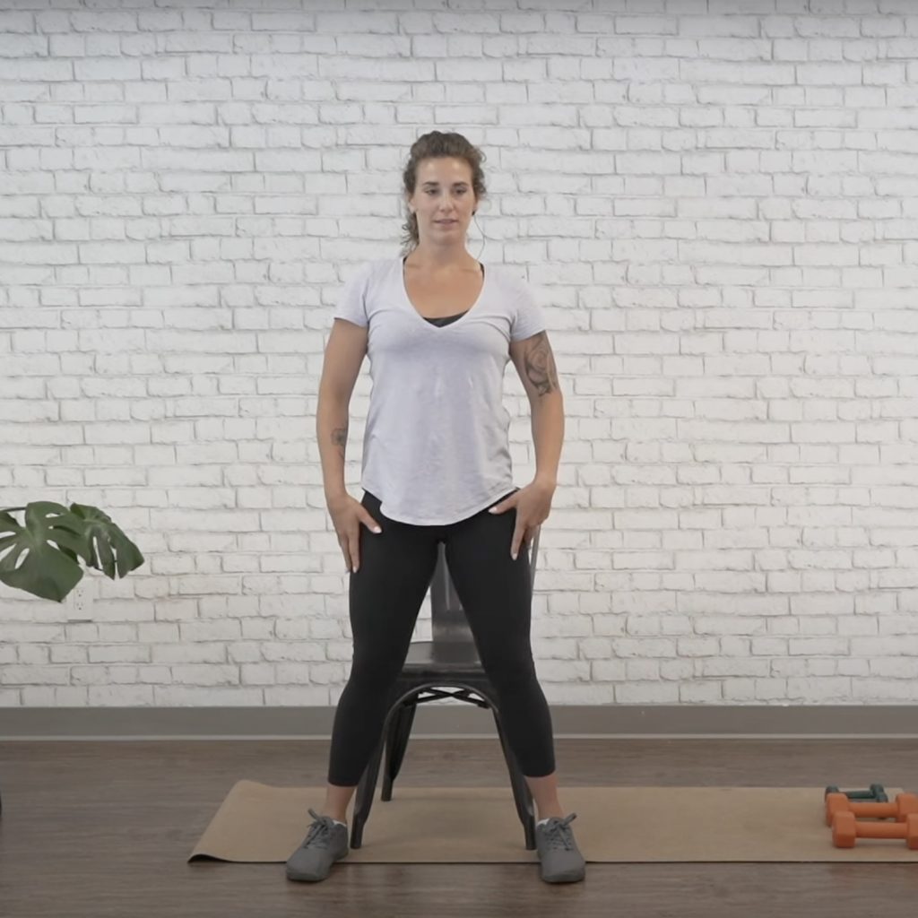 Chair squat