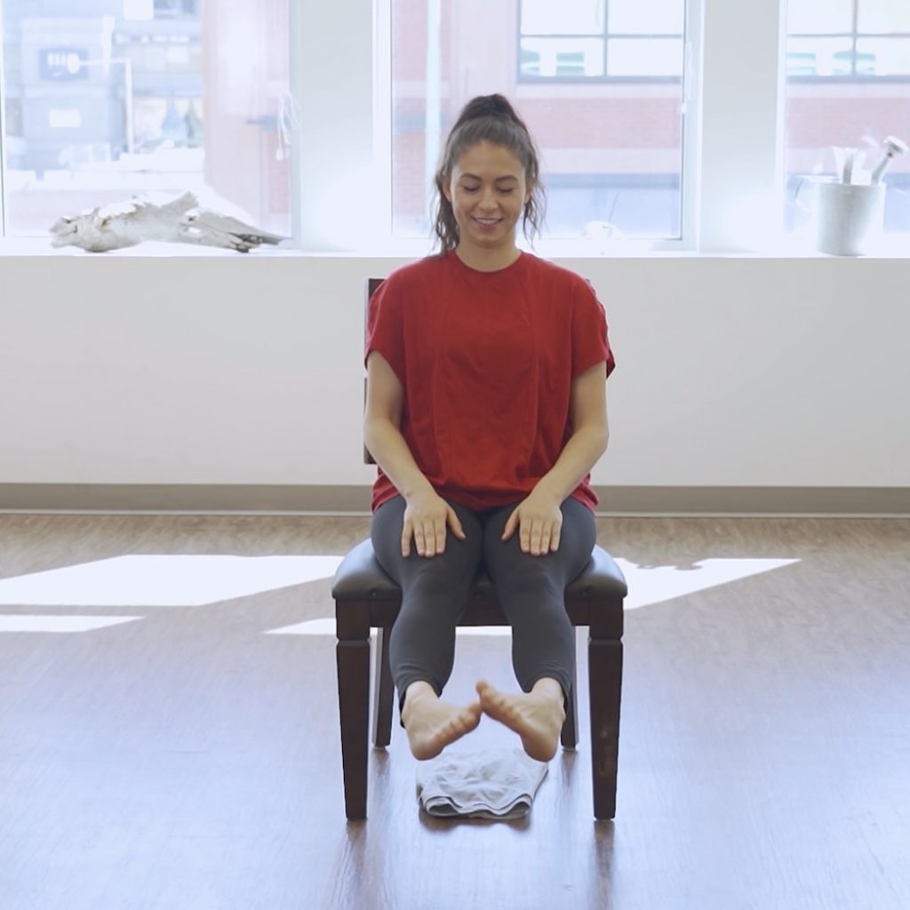 Ankle circles exercise