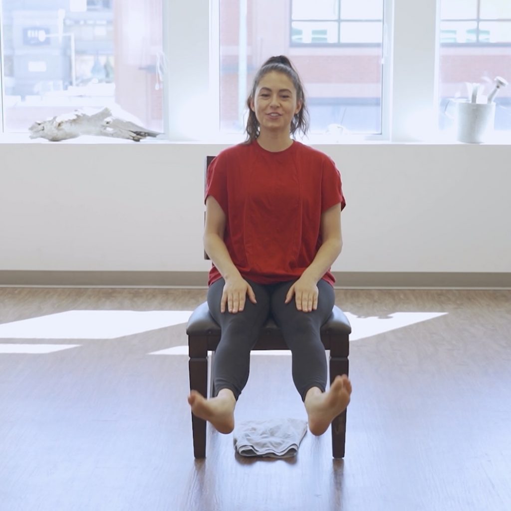 Ankle circles exercise