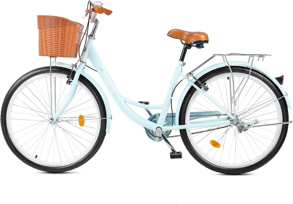 A Viribus Cruiser bike, one of the best bikes for seniors who value storage space