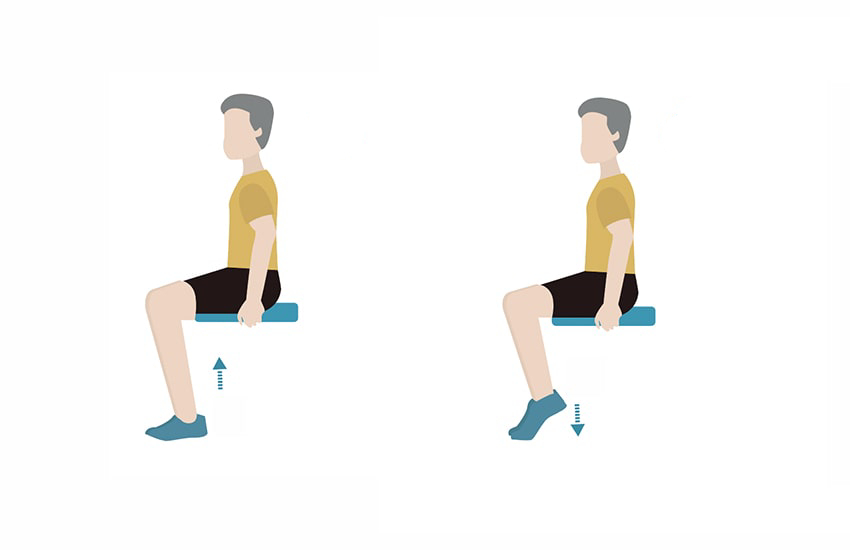 Seated calf raise exercise