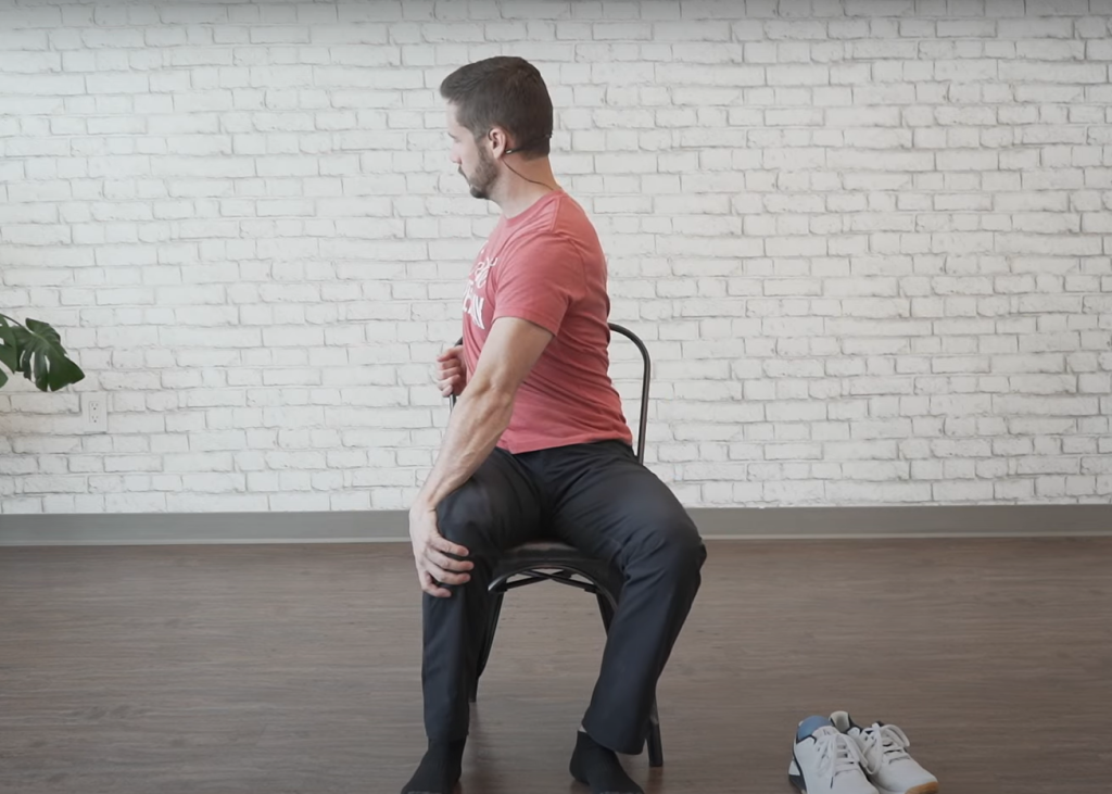 Twist exercise - starting position